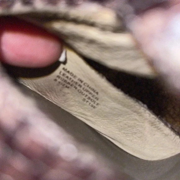 Michael Kors Berkeley Snake Skin Front Zipper Heels - US 8.5 - Picture 6 of 7